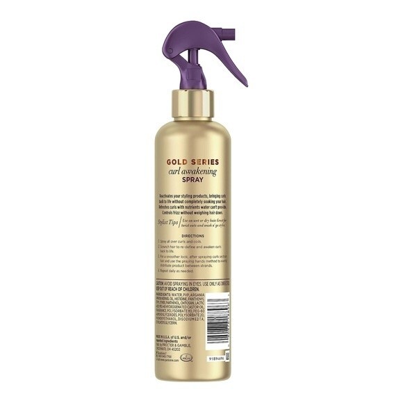 Pantene Gold Series Curl Awakening Spray 8.4 Fl Oz - Picture 2 of 5